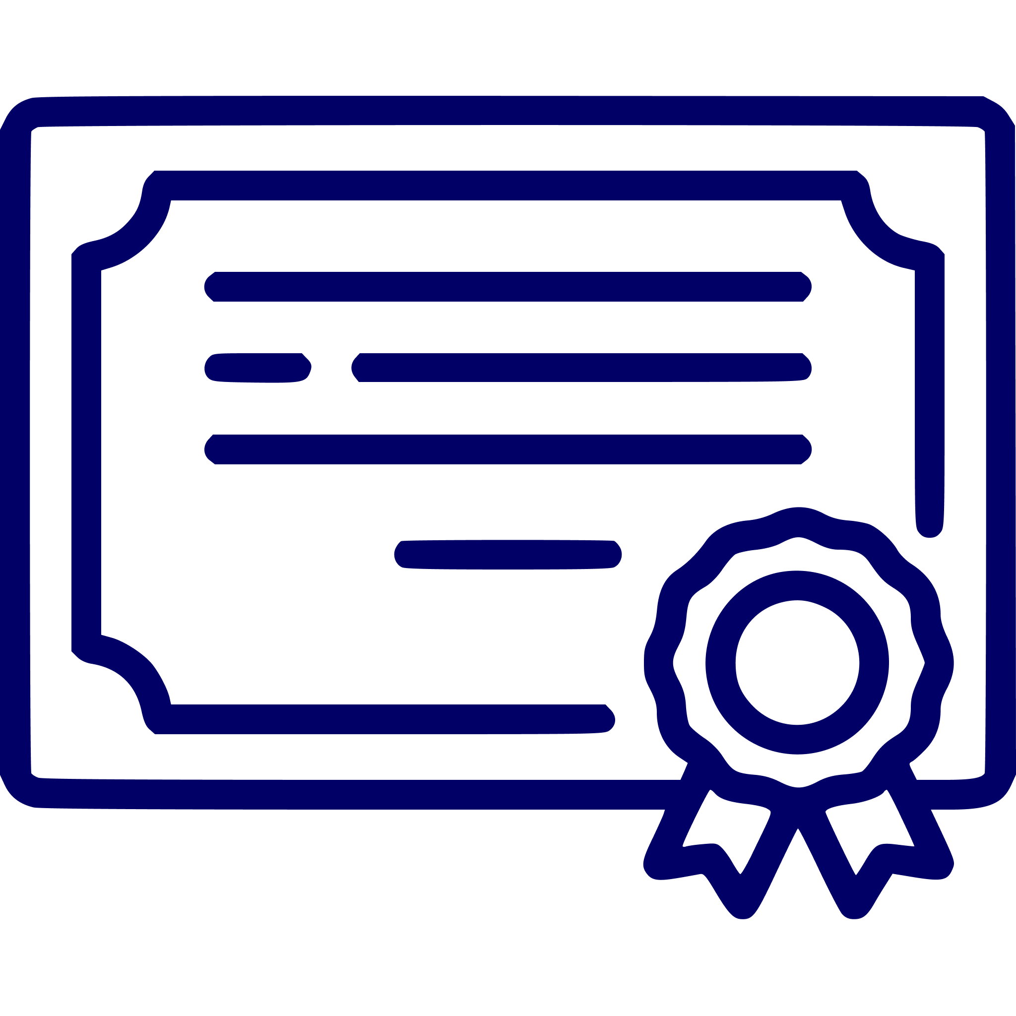 Icono de certificados